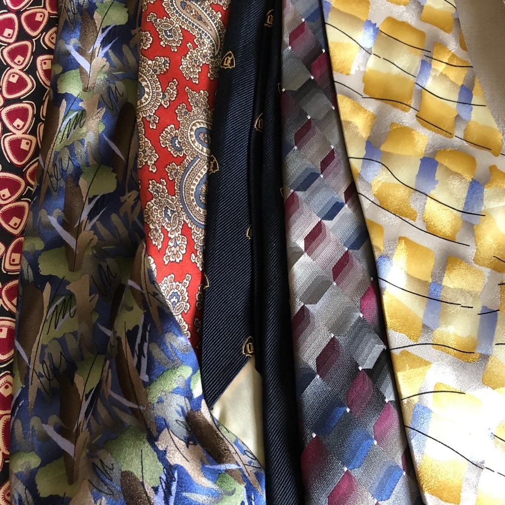 Brooks Brothers Pink + more Mens Tie Lot of 25 - Picture 2 of 8